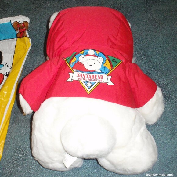 1989 Hudson Christmas Santa Bear Explorer With Bag & Gore-tex Jacket - GIFT! - Picture 5 of 6